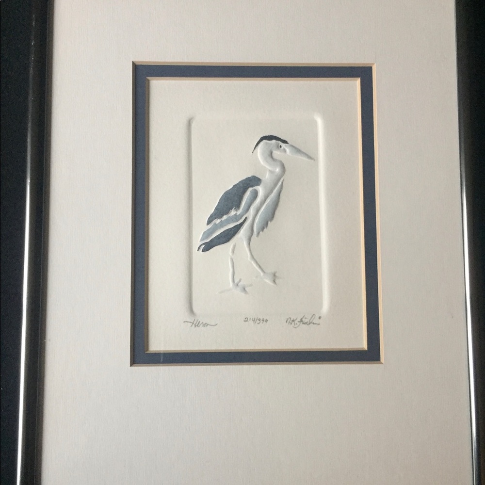 Nora K Fischer Limited edition embossed print